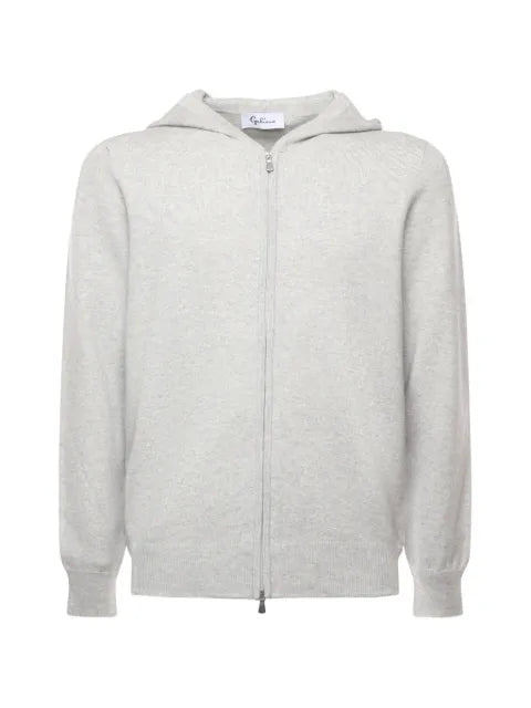 Galiano zip-up knit hoodie