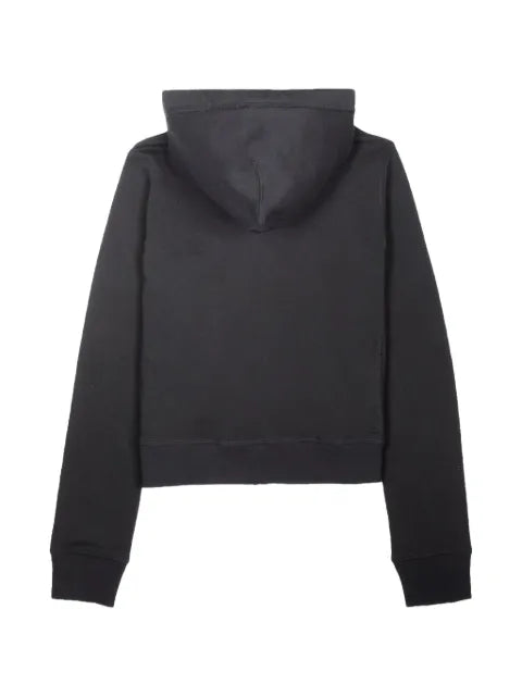 Praying logo-print zip-up hoodie