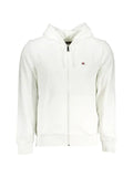 Napapijri logo-patch zip-up hoodie