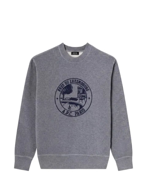 A.P.C. sweatshirt with garden logo