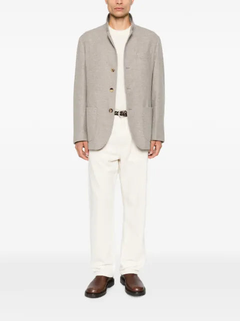 Brunello Cucinelli cashmere button-up jacket