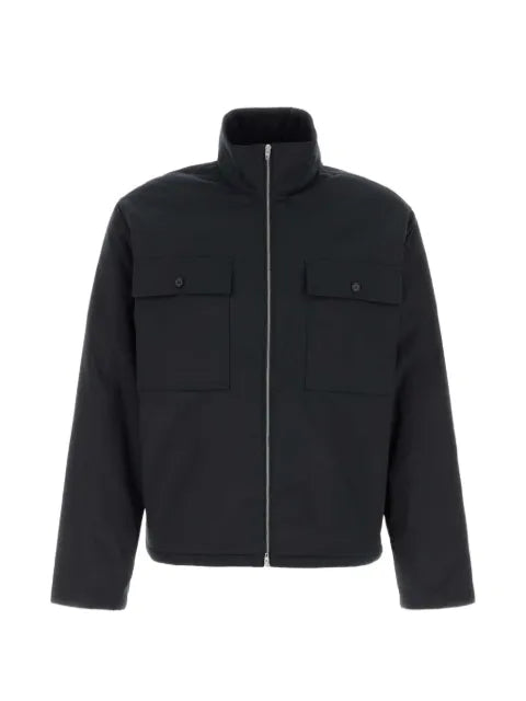 Jil Sander high-neck flap-pocket jacket