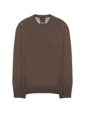 Giorgio Armani logo-embroidered virgin wool sweater