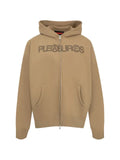 Pleasures Zine logo-print hoodie