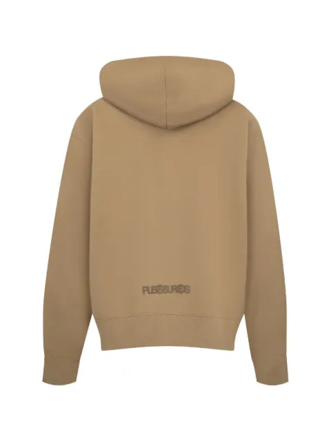 Pleasures Zine logo-print hoodie