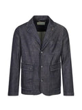 Canali patch-pocket denim jacket