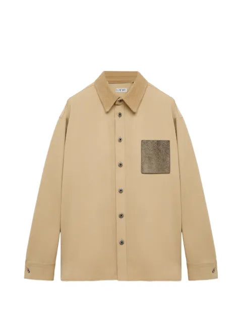 LOEWE overshirt in cotton canvas