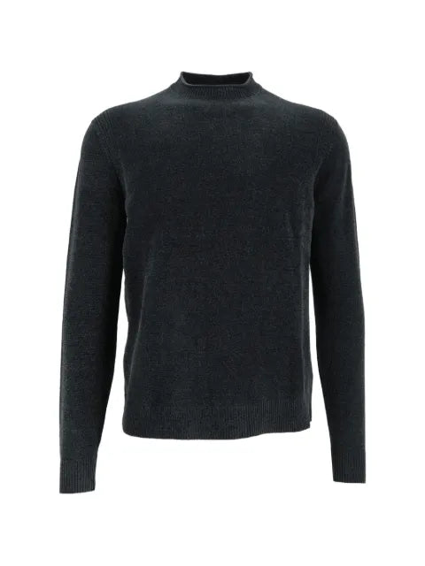 RRD velvet-effect crew-neck sweater