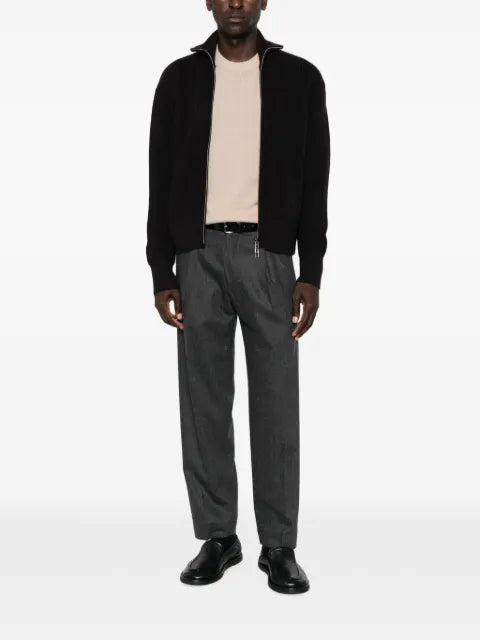 Paolo Pecora ribbed-knit zip-up sweater