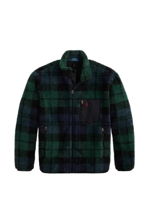 Polo Ralph Lauren plaid fleece sweatshirt