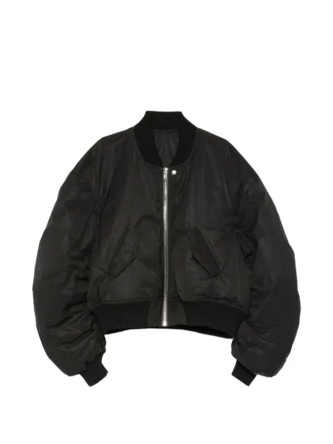 Rick Owens Tower Secchia flight jacket in cotton nylon faille