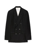 Givenchy double breasted fitted jacket in striped wool
