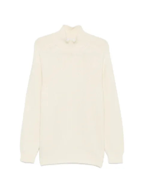 SCAGLIONE high-neck raglan-sleeve sweater