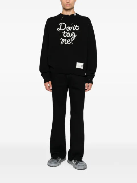 Maison MIHARA YASUHIRO Don't Tag Me jacquard knit sweater