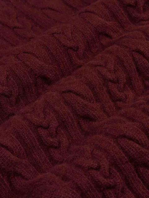 Fedeli cable-knit roll-neck sweater