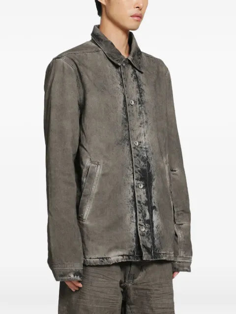 Rick Owens DRKSHDW Brad faded-effect denim jacket