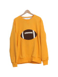 LC23 football-patch sweater