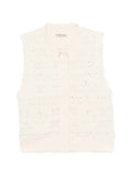YOUNG N SANG button-up sleeveless cardigan