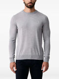 Trussardi embroidered-logo crew-neck sweater