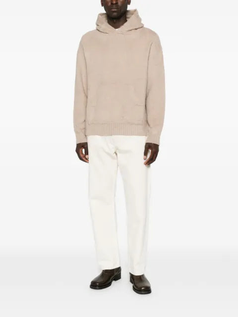Roberto Collina brushed-knit hoodie