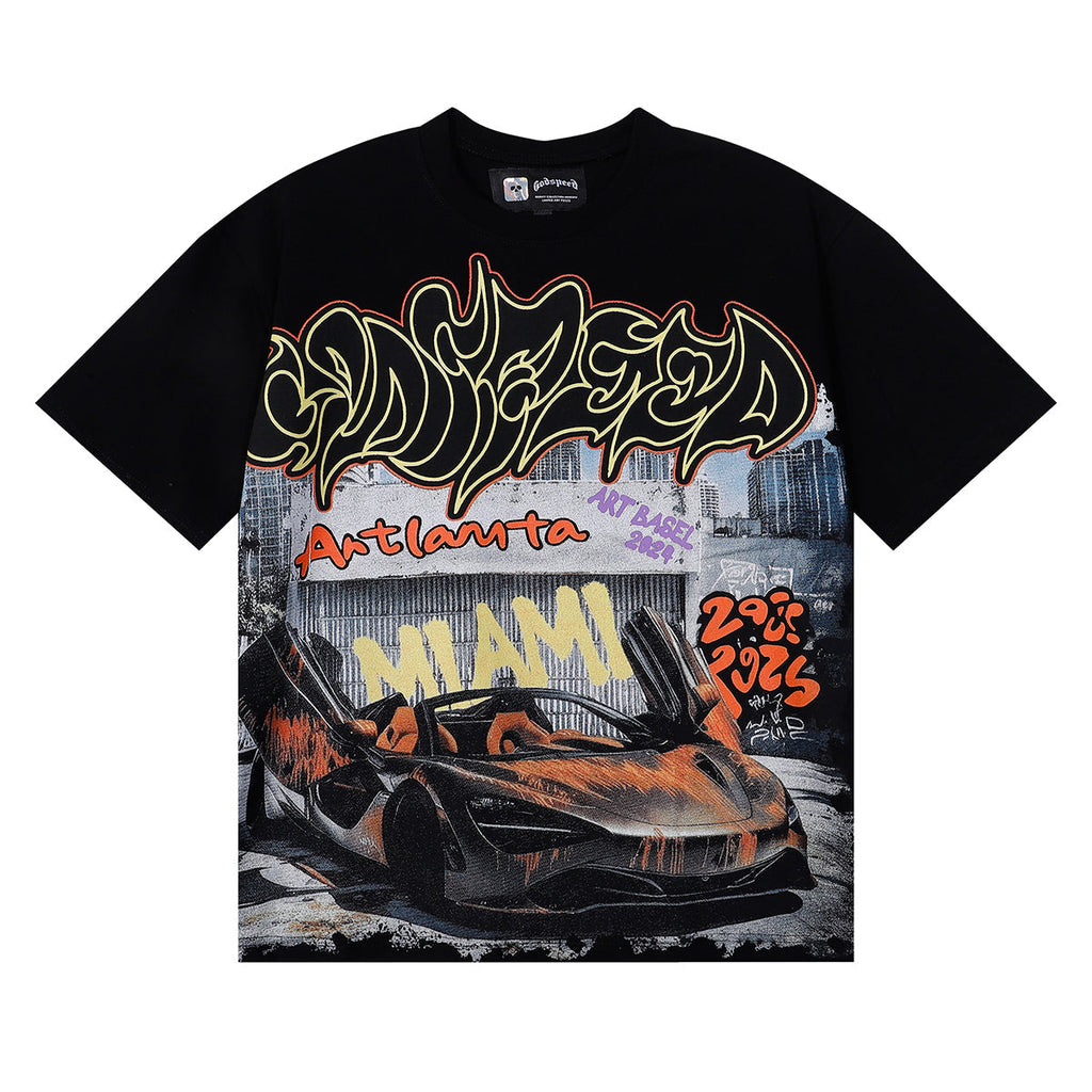 GODSPEED Miami Exclusive Artlanda T-Shirt – 100% Cotton Graphic Tee