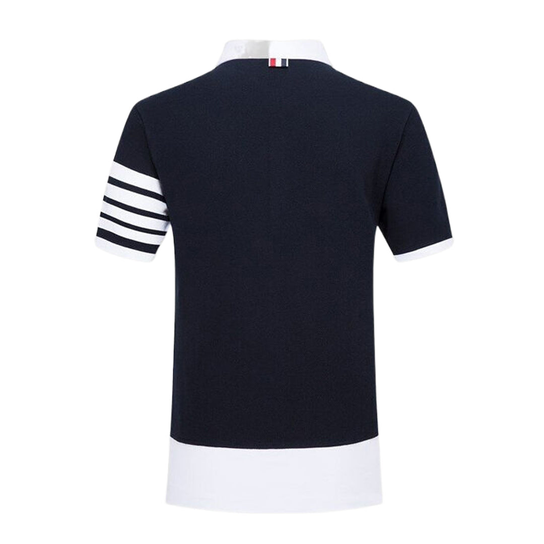 Classic Four-Bar Polo Shirt - 100% Cotton Prem | Thom Browne
