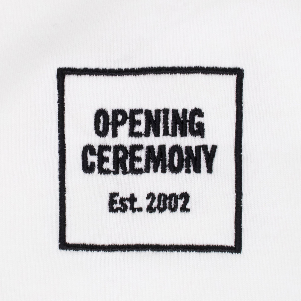 White Mini Box Logo Tee