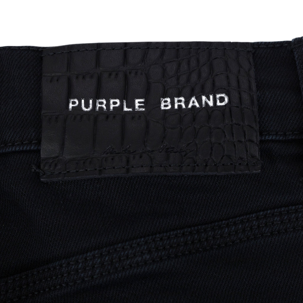Black High Contrast Dye Skinny Jeans