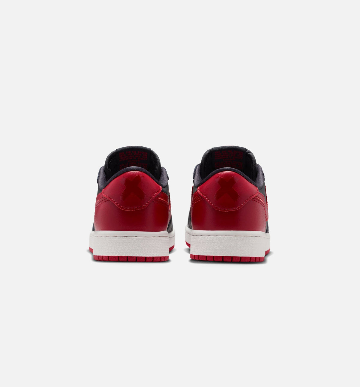 Air Jordan 1 Retro Low OG Banned Grade School Shoes - Black Varsity Red White