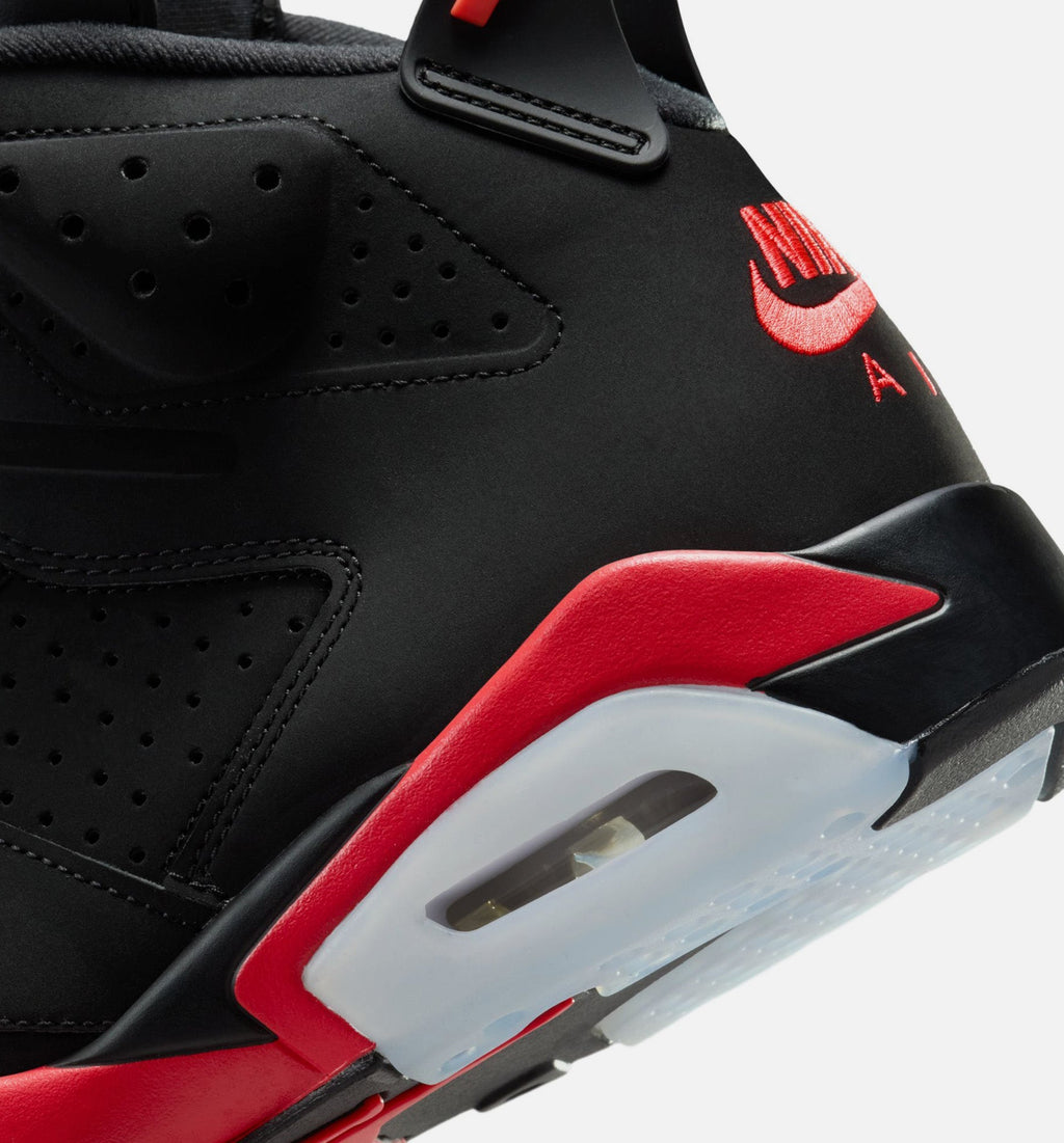 Air Jordan 6 Retro Infrared Salesman – Men's Lifestyle Shoe | Black/Light Crimson