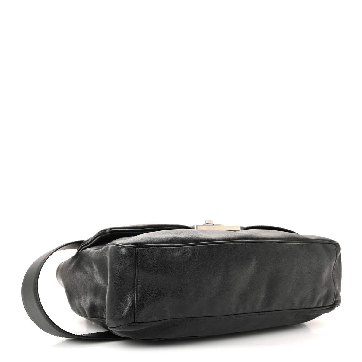 Calfskin Medium Modu Shoulder Bag Black