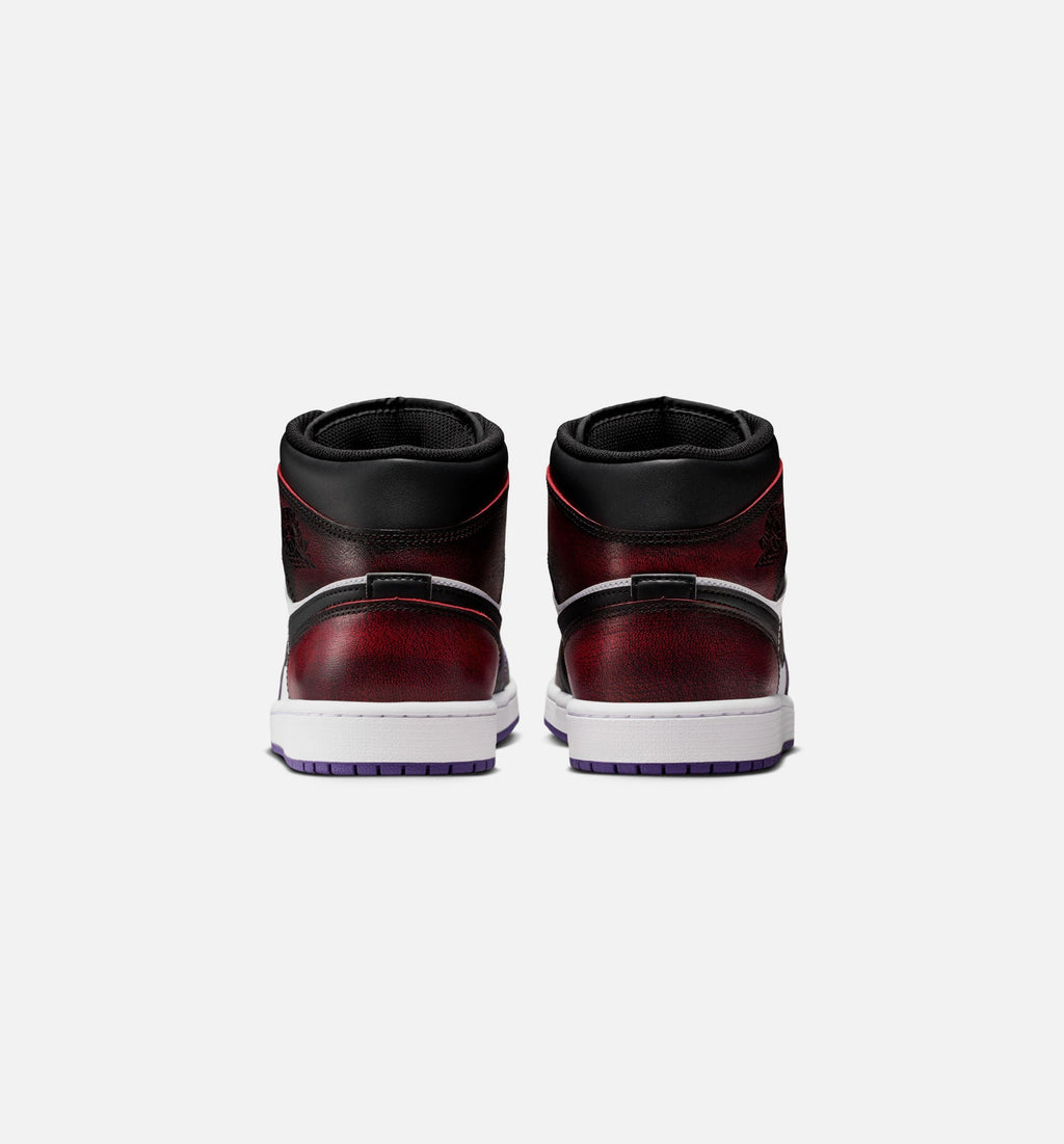 Air Jordan 1 Mid SE | Men's Lifestyle Shoe | True Red/White/Court Purple/Black