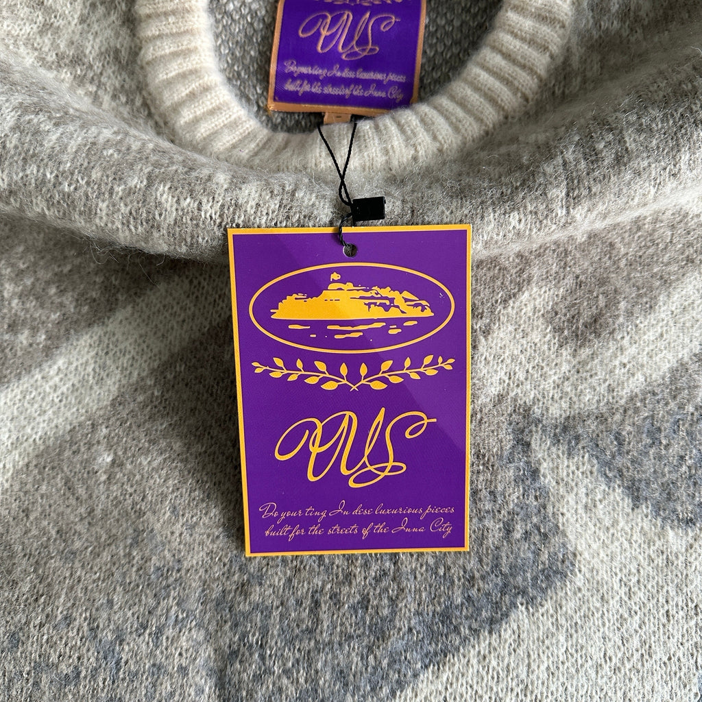 Corteiz Mohair Beige/Grau
