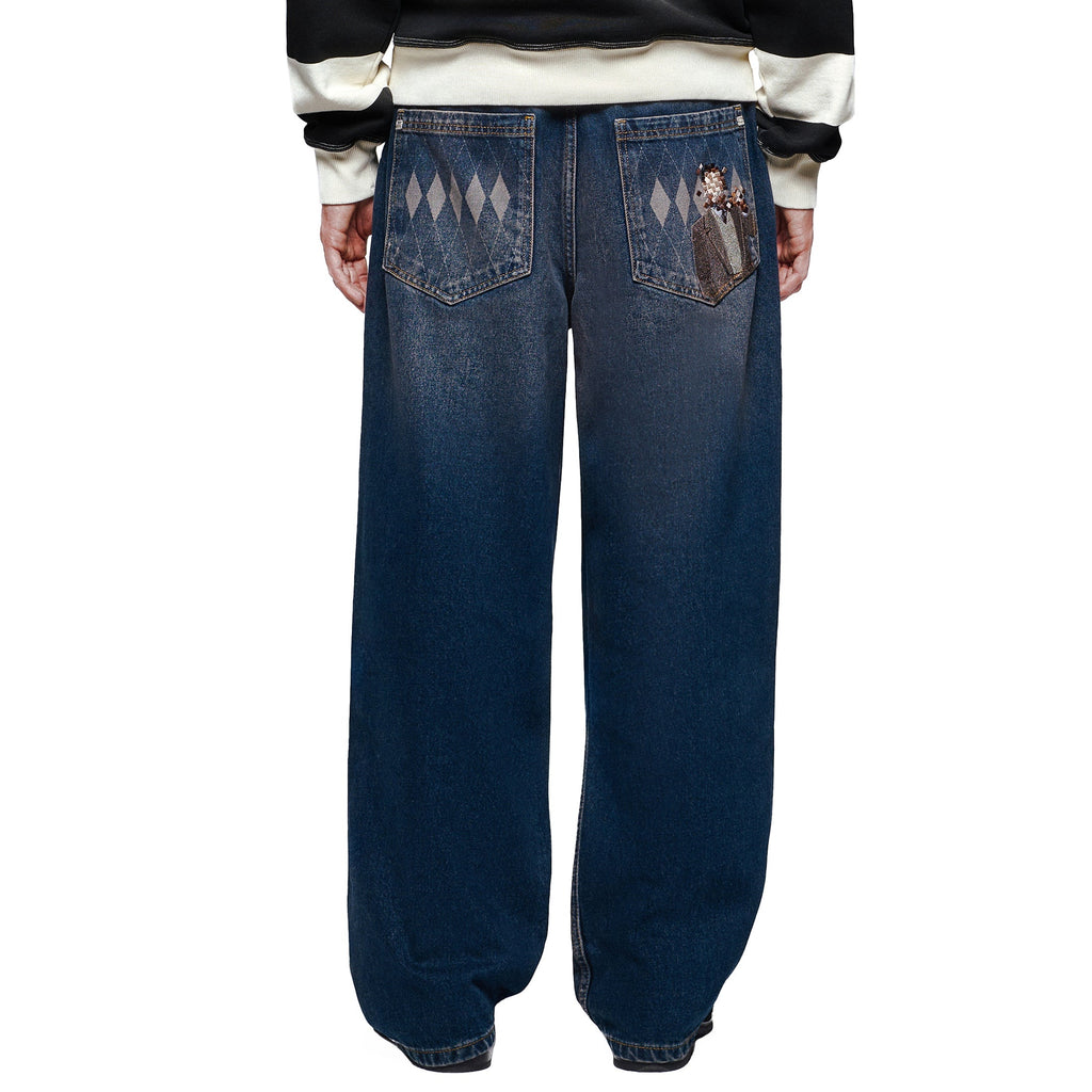"on air" dark indigo Denim