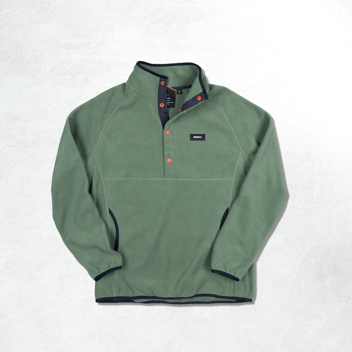Finisterre Axiom 1/4 Snap Fleece: Sailboat Green