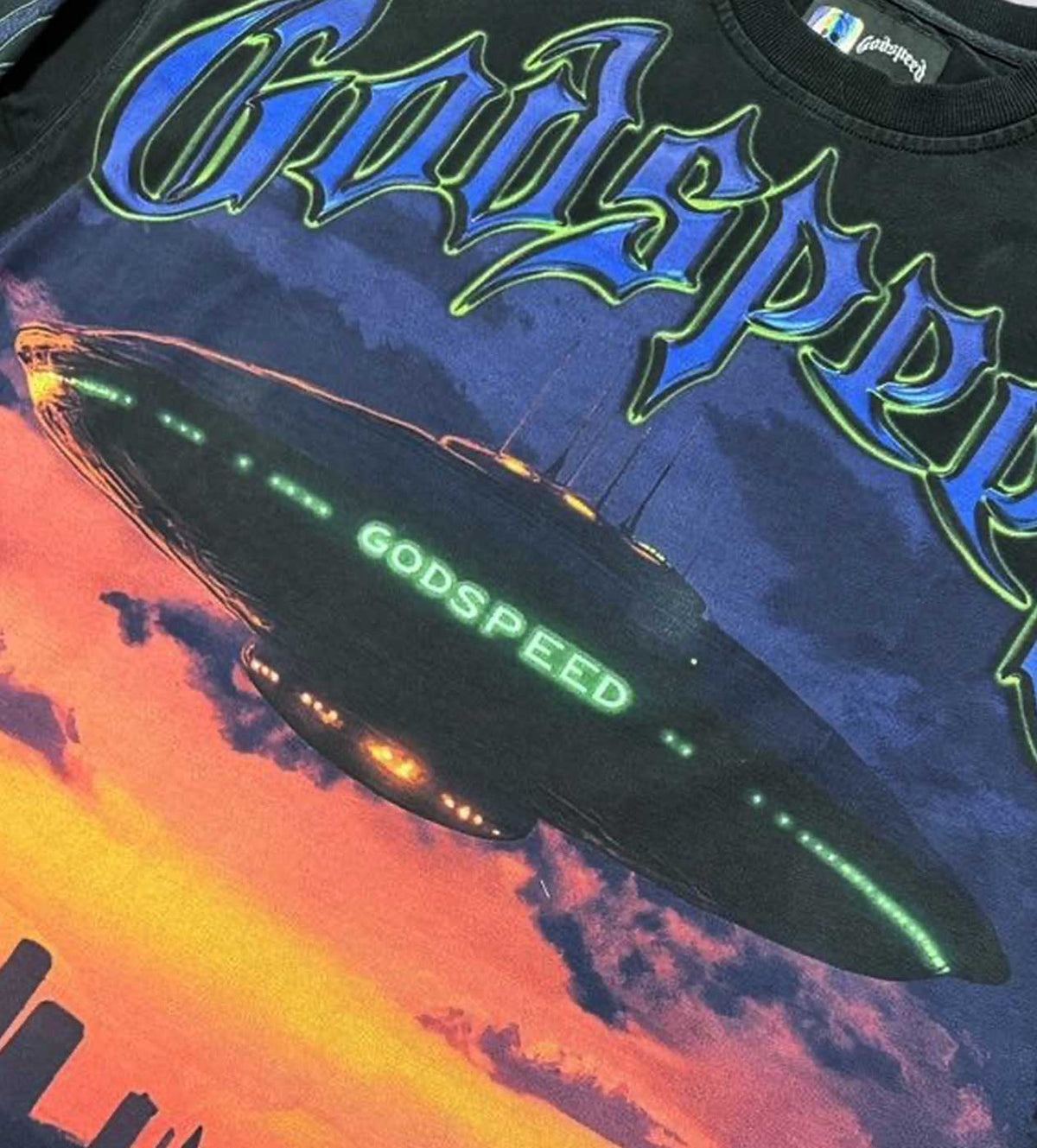 Godspeed U.A.P L/S Tee Black Wash