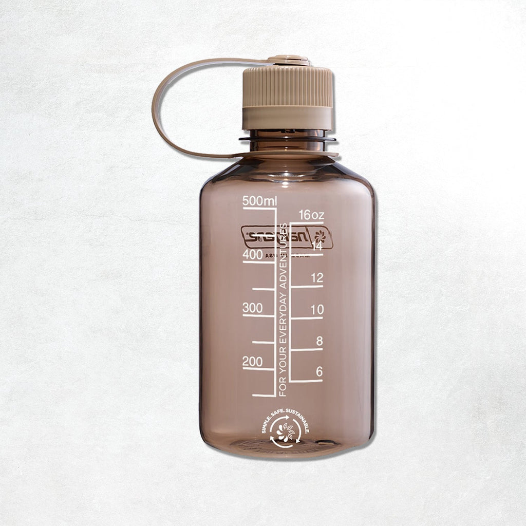 Nalgene 0.5L Narrow Mouth Tritan Sustain Water Bottle: Monochrome MOCHA