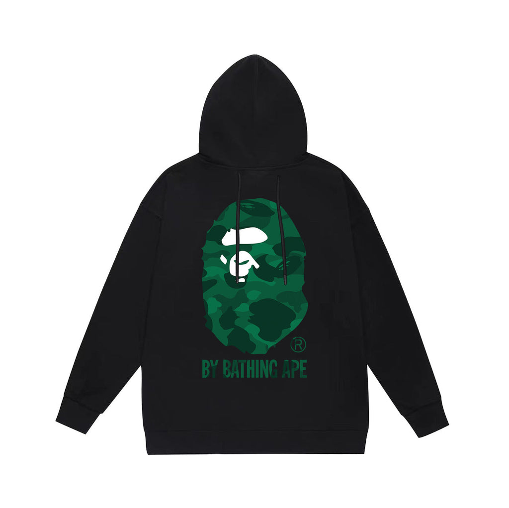 Bape Desert Camo Multi‑Print Ape Head Oversized Hoodie Streetwear