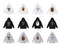 Bape Desert Camo Multi‑Print Ape Head Oversized Hoodie Streetwear
