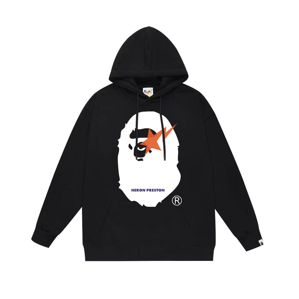Bape Desert Camo Multi‑Print Ape Head Oversized Hoodie Streetwear