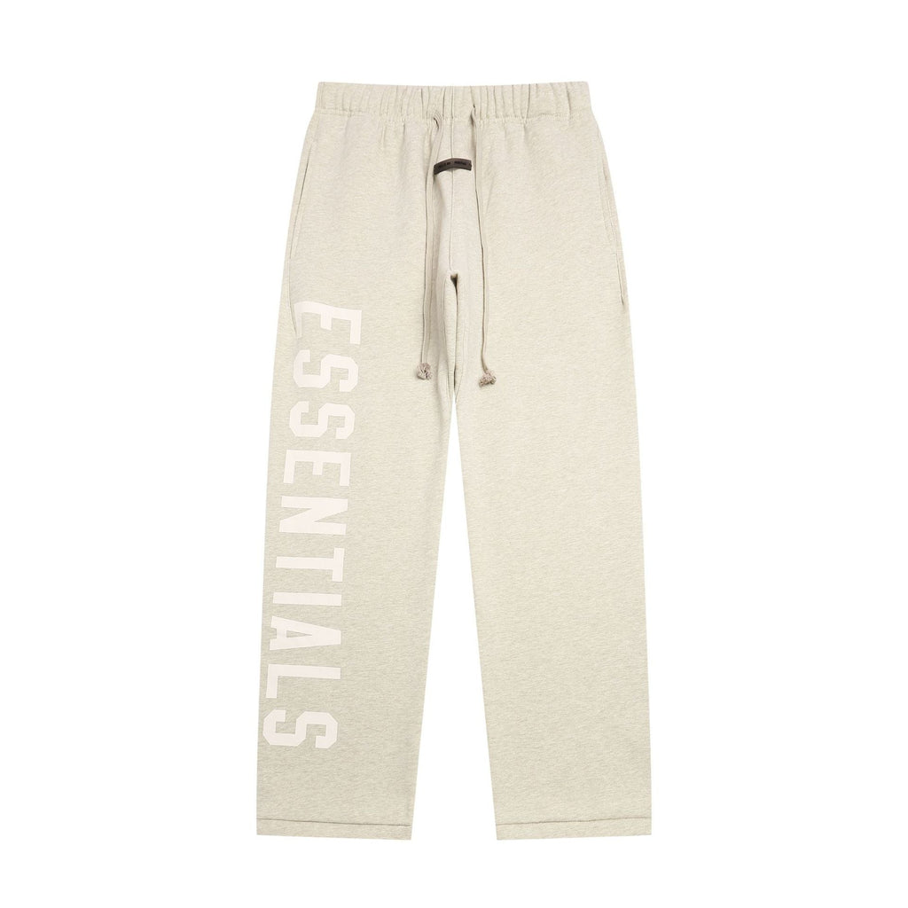 Fear Of God Essentials Flocked Big Logo Fleece Sweat Pants Streetwear