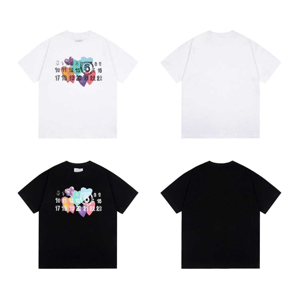 Maison Margiela T-shirt Crew Neck Loose Short Sleeve T-shirt