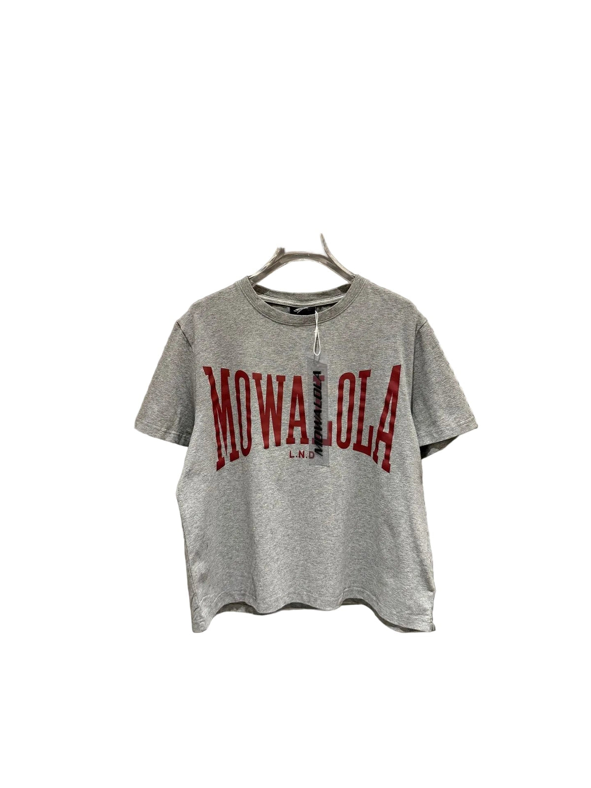 Mowalola Vintage Varsity Letter Graphic Crew Neck T-Shirt Unisex