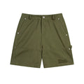 Rhude Olive Green Rivet Cargo Shorts