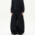 Y2K Vintage Big‑Pocket Curved Baggy Wide‑Leg Jeans Streetwear