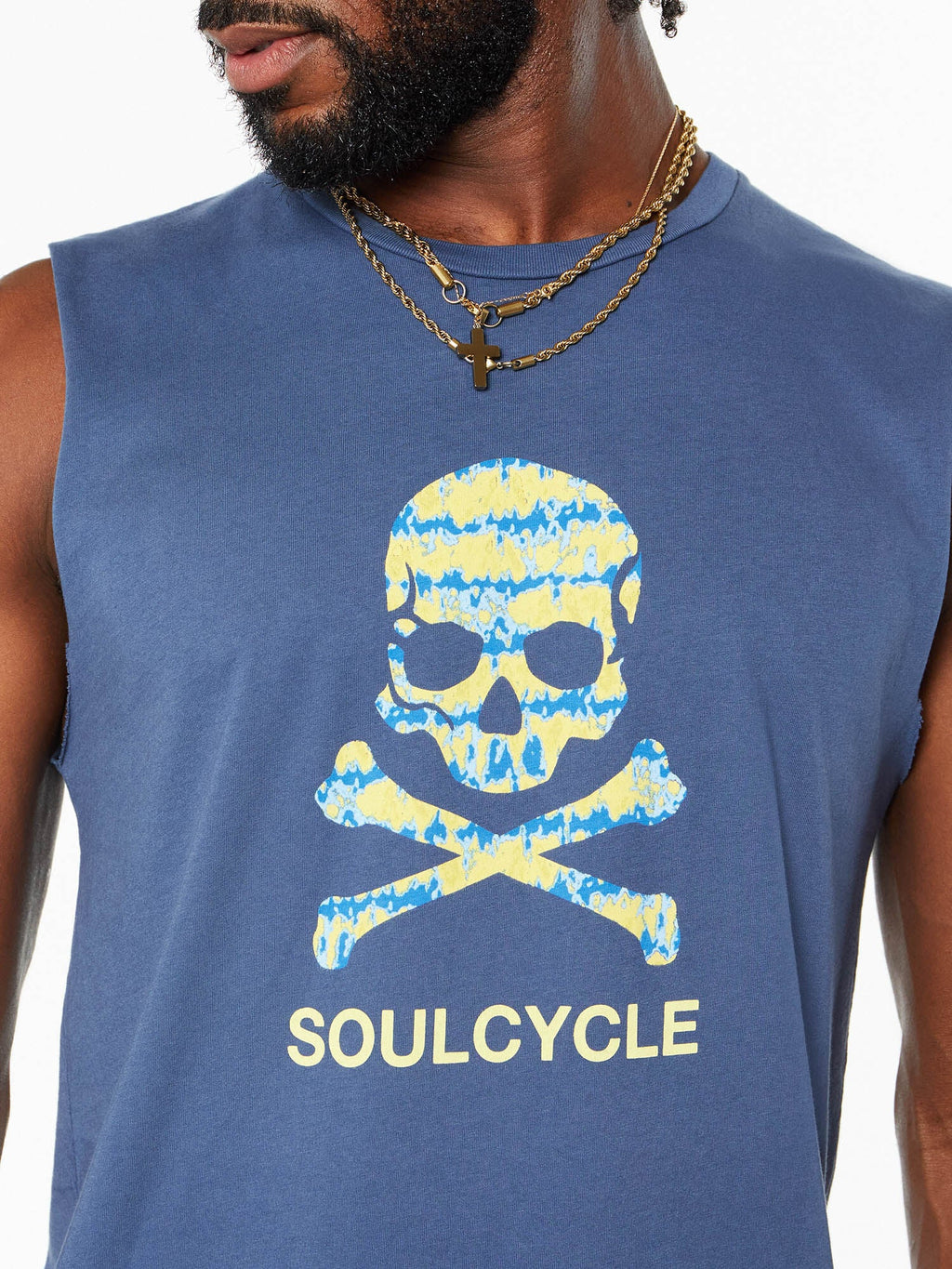 ALL SOULS MUSCLE TANK NAVY