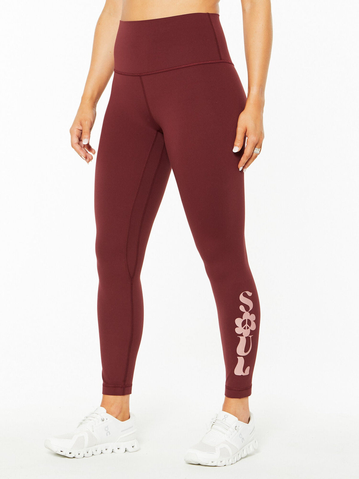 Align HR Pant 25" Red Merlot