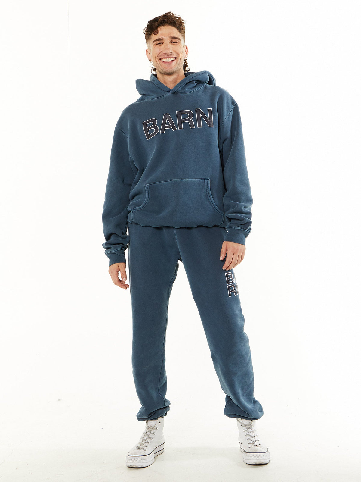 BARN PRYCE HOODIE BLUE