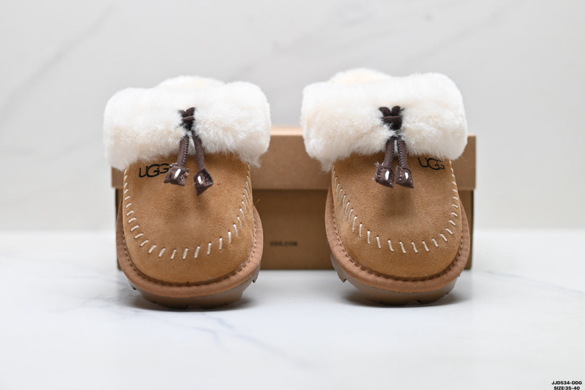 UGG Slipper Evolution Shearling Closed-Toe Slippers