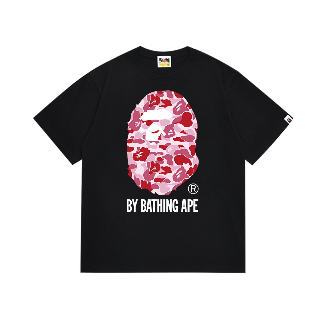 BAPE Pink Camo Ape Head Graphic T-Shirt